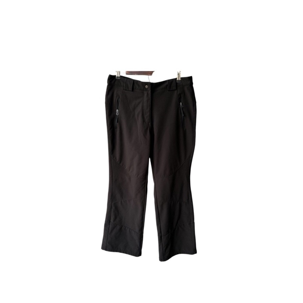 Vertical 9 Pants Black Fleece Lined Softshell Ski Hike Outdoor Active Size Large